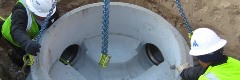 Канализационный колодец в Братске