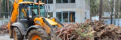 Расчистка участка в Братске